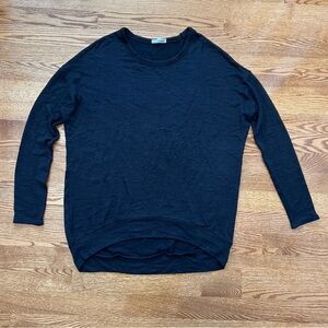 Aritzia Wilfred Free Black Longsleeve Shirt